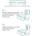 Miniatyrbillede 3 af 5: Cykel Gel Beskyttelsesetui til Sensor, , Computersensor Sort Cover, 2 stk