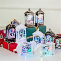 Miniatyrbillede 3 af 3: Julepynt Julepynt Lys Ornamenter Håndværk Boligindretning Hængende Vedhæng Glædelig Jul Dekorativ Julepynt (d-4-0)