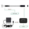 Miniatyrbild 5 av 5: Usb Typ C Pd Adapter Omvandlare Kontakt Kabel Sladd 5.5x2.1 Mm För Laptop A
