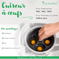 Pikkukuva 2 / 5: steamEGGS Thermomix -lisävarusteet - Munakone - Thermomix TM6 -lisävarusteet - Thermomix TM5 -lisävarusteet - Thermomix TM31 -lisävaruste