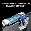 Miniatyrbillede 4 af 5: Mini Gaming Trigger Til Pubg Gamepad L1 R1 Til Android Ios Joystick