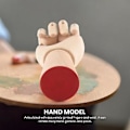 Miniatyrbild 2 av 5: 18*6cm Trä Ledad Höger Hand Skyltdocka Modell Gåva