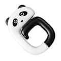 Pikkukuva 2 / 5: Pöytäkiinnitteinen laukkukoukku, söpö panda-design, kokoontaitettava, vahva kantavuus, pöydän alla oleva kuulokekoukku, pöytärepun pidike