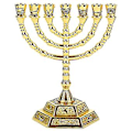 Miniatyrbillede 1 af 5: En Meh -hs Religs Lysestage Hanukkah 7 Armet Meh -s