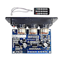 Miniatyrbild 1 av 5: 2.1-kanals digital förstärkarkort med fjärrkontroll 2x25w+50w Bt5.0 Subwoofer Klass D-förstärkare