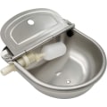 Miniatyrbillede 4 af 5: Automatisk vandtrug i rustfrit stål med afløbprop og justerbar flydeventil til heste, hunde, kvæg, geder, får, grise og automatisk vandforsyning til husdyr