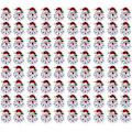 Miniatyrbilde 1 av 5: Juleapplikasjon, 20 STK/Pose God Jul Ornament Julepynt Jule Stofflapp Allsidig Funksjonalitet