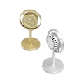 Miniatyrbillede 2 af 5: Vintage Mikrofon Simulation Klassisk Retro Dynamisk Vokal Mikrofon Universal Stand Til Live Perf
