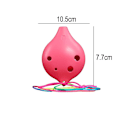 Miniatyrbillede 2 af 5: 6-hullet plastik alt C ocarina, velegnet til børns læring, lærerundervisning, pink