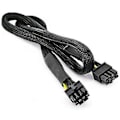 Miniatyrbilde 3 av 5: CPU 8-pin hann til CPU 8(4+4)-pin hann, EPS-12V hovedkort strømadapterkabel for modulær strømforsyning