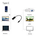 Pikkukuva 1 / 5: USB C Type C - HDMI HDTV -sovitinkaapeli Macbook Air 12 tuumalle