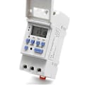 Miniatyrbilde 2 av 5: DIN-skinne for tidsrelébryter Digital LCD Strøm Programmerbar Timer for DC 12V N