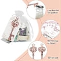 Miniatyrbilde 1 av 5: 30 STK Nøkkel Flaskeåpner Papirkort Bryllup Dekorasjon Bryllupsgaver Bridal Shower Gaver Bryllupssuvenirer Favørgaver til Gjester, B