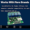 Miniatyrbild 5 av 5: Zigbee Tuya Smart 4CH Relämodul DC5V 7-32V RF433Mhz Fjärrkontroll Ljusbrytare Fungerar med Alexa Home