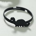 Miniatyrbillede 5 af 5: Hule Dinosaur Par Åbne Ringe Sæt Dyr Dinosaur Kno Knuckle Stakbare Ringe