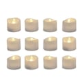 Miniatyrbillede 1 af 5: 12 stk. Flammeløse LED-teelys med flimrende effekt, elektrisk bølge