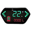 Pikkukuva 1 / 5: 48 V / 60 V LCD-näyttömittari, yhteensopiva sähköpyörän kanssa