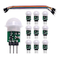 Miniatyrbillede 3 af 5: 10 stk. Am312 Mini Human Sensor Module -sr312 Ir Pyroelektrisk Infrarød Pir Bevægelsessensor Detektor Mod