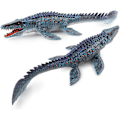 Miniatyrbillede 4 af 5: Stor Mosasaurus Legetøj 13.4\", Realistisk Dybhavsmonster Mosasaurus Dinosaur Plast Håndmalet Havdyr Model Figurine Til Bad Pool Til
