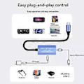Miniatyrbild 5 av 5: USB C till 4K@60Hz AR Smart Glasögon Display Adapter med PD100W för / AR för Switch SteamDeck Ally Laptop