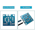 Miniatyrbild 5 av 5: 4-delars Set 5mm Led Blink Diy Kit Elektronisk Kit Pcb Krets Färdighetsinlärningskit