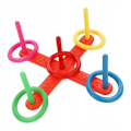 Miniatyrbild 4 av 4: 5 Loop Throwing Loop Kreativ Pussel Fitness Leksak Förälder-barn Loop Throwing Sportutrustning