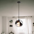 Miniatyrbilde 2 av 4: 2 stk Retro Pendellampe Globe Kart Hængende Loftlampe Lampeskærm Justerbar Lysekrone