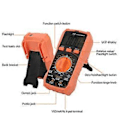 Miniatyrbild 4 av 4: Stor LCD-skärm Digital Multimeter AC/DC Spänningsmätare NCV True RMS Resistans Testare Ruoshui202