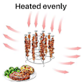 Miniatyrbilde 3 av 5: Spyd D, R Tilbehør Grill For Hjemmesett For Foodi 8 Quart Dehydrator Rack