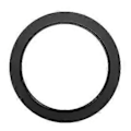Miniatyrbillede 3 af 5: 52mm-62mm 52mm til 62mm Sort Step Up Ring Adapter til Kamera