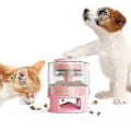 Miniatyrbild 1 av 2: Hundleksak Rolig Foderautomat Rund Rosa