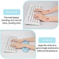 Miniatyrbilde 5 av 5: Cloud Tastatur Håndleddsstøtte Mykt Lær Memory Foam Håndleddspute for Enkel Skriving Smertelindring Sklisikker, E Kort
