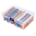 Miniatyrbillede 1 af 5: 2600 stk. 130 Værdier 1/4W 0.25W 1% Metalfilmmodstande Assorteret Pakke Sæt Lot Modstande Assortimentssæt