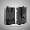 Miniatyrbillede 2 af 5: V-Lock Mount Batteri Strømforsyningsplade Adapter med D-Tap til Bærbart Pocket Tiny Kompakt Nano V-Mount Batteri