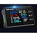 Miniatyrbild 3 av 5: Digital Display Ström Voltmeter 50-300v Ac Wattmeter Funct Elektrisk Mätare Detektor