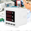 Miniatyrbild 3 av 4: 72 UIF Multifunktionsmätare Enfas A V HZ Digital Display Mätare Amperemeter Voltmeter Frekvens