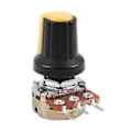 Miniatyrbillede 4 af 4: 5 stk. 10k Ohm 3 Terminal Lineær Konisk Audio B Type Potentiometer