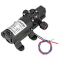 Miniatyrbild 4 av 4: DC 12V 0.9Mpa 6L/Min Vatten Högtryck Membran 70W Självsugande Pump