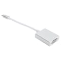 Pikkukuva 4 / 5: TypeC - VGA -sovitin, hopea, kompakti uros-naarasmuunnin, yhteensopiva OS X:n kanssa