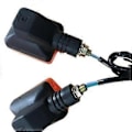 Miniatyrbilde 4 av 5: Motorsykkel Blinklys Scooter Indikator Deler Motorsykkel Blinklys Lampe Gul Blinklys For