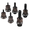 Miniatyrbilde 2 av 5: 6 stk. Hånds Rivmutter Hodenøtter Enkel Installering Manuell Riveter Rivnut Verktøy Tilbehør for Muttere M3 M5 M6 M8 M10
