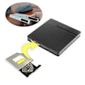 Miniatyrbillede 2 af 5: 12,7 mm 9,5 mm USB3.0 Type-C Optisk Drev Kabinet Ekstern Mobil ODD HDD Kabinet