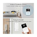 Miniatyrbillede 5 af 5: X3 Pro Dørklokke Visuel Fjernbetjening Dørklokke Wifi Trådløs Lyd Hul Fri Tovejs Intercom Kamera