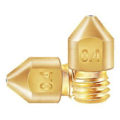 Pikkukuva 3 / 5: 6 KPL 3D-tulostimen messinkikupari-ekstruuderin suutin MK8 0,4 mm Creality CR-6 SE 3D-tulostimelle 1,75 mm filamentille