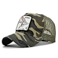 Miniatyrbilde 1 av 5: BUNNY brodert baseballcaps kanin brodert hatt vasket for å se gammel ut peaked cap buet brem solhatt