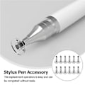 Miniatyrbillede 1 af 5: 12 stk. Universal Tip Kapacitiv Stylus Touch Screen Pen Nib Silikone Udskiftning Blyantspids Til Mob