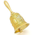 Miniatyrbild 1 av 5: Handgraverad handklocka för bröllop, skola, jul, larm och sängliggande, guld