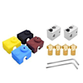 Miniatyrbild 3 av 5: 1.75mm Munstycke Uppvärmt Block Extruder V6/MK8 för Ender-3 A8 CR10 3D-skrivare