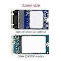 Miniatyrbillede 5 af 5: Til X270 X280 T470 4 L4 T5 Solid State SSD Adapterkort SA-047 Multifunktionelt Praktisk Modul