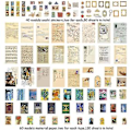 Miniatyrbild 2 av 5: 400 st Scrap Journaling Vinta Scrap Washi Stickers För Konst Cra